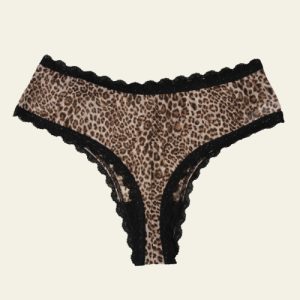 Panty Tipo Slip en tool Estampado